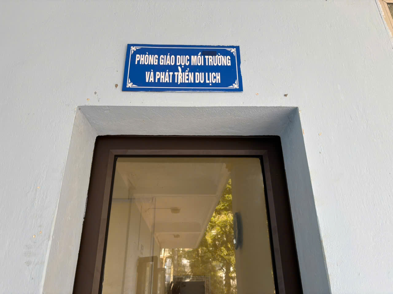 PHÒNG GIÁO DỤC MÔI TRƯỜNG VÀ PHÁT TRIỀN DU LỊCH